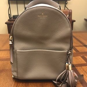 Kate Spade small grey backpack
